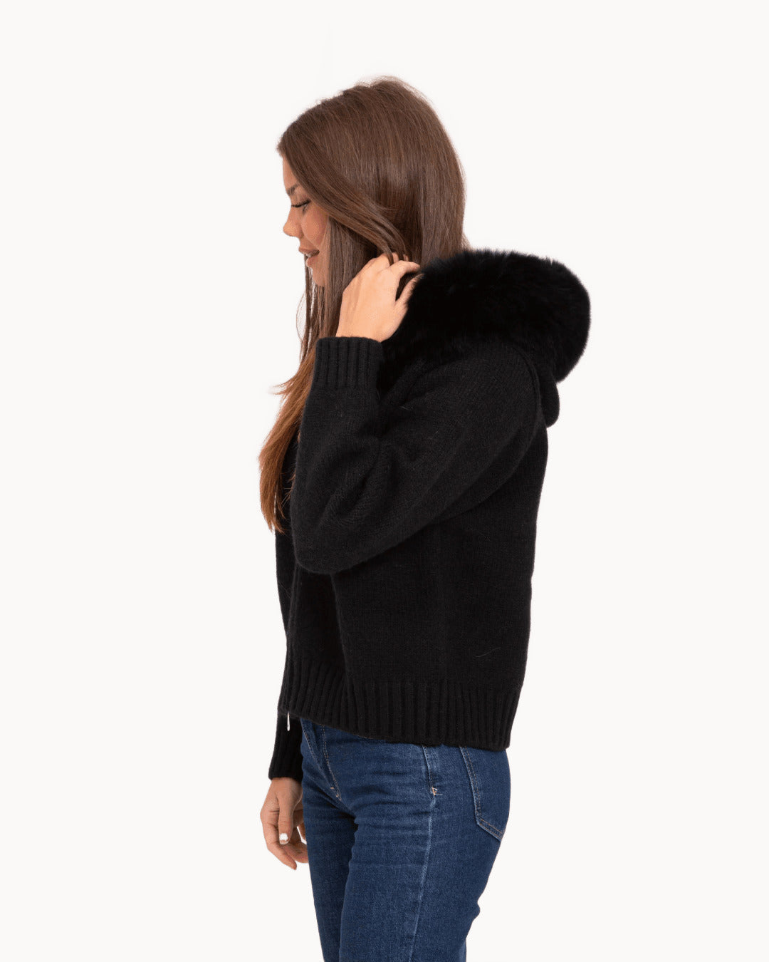Nisa Fur Cardigan