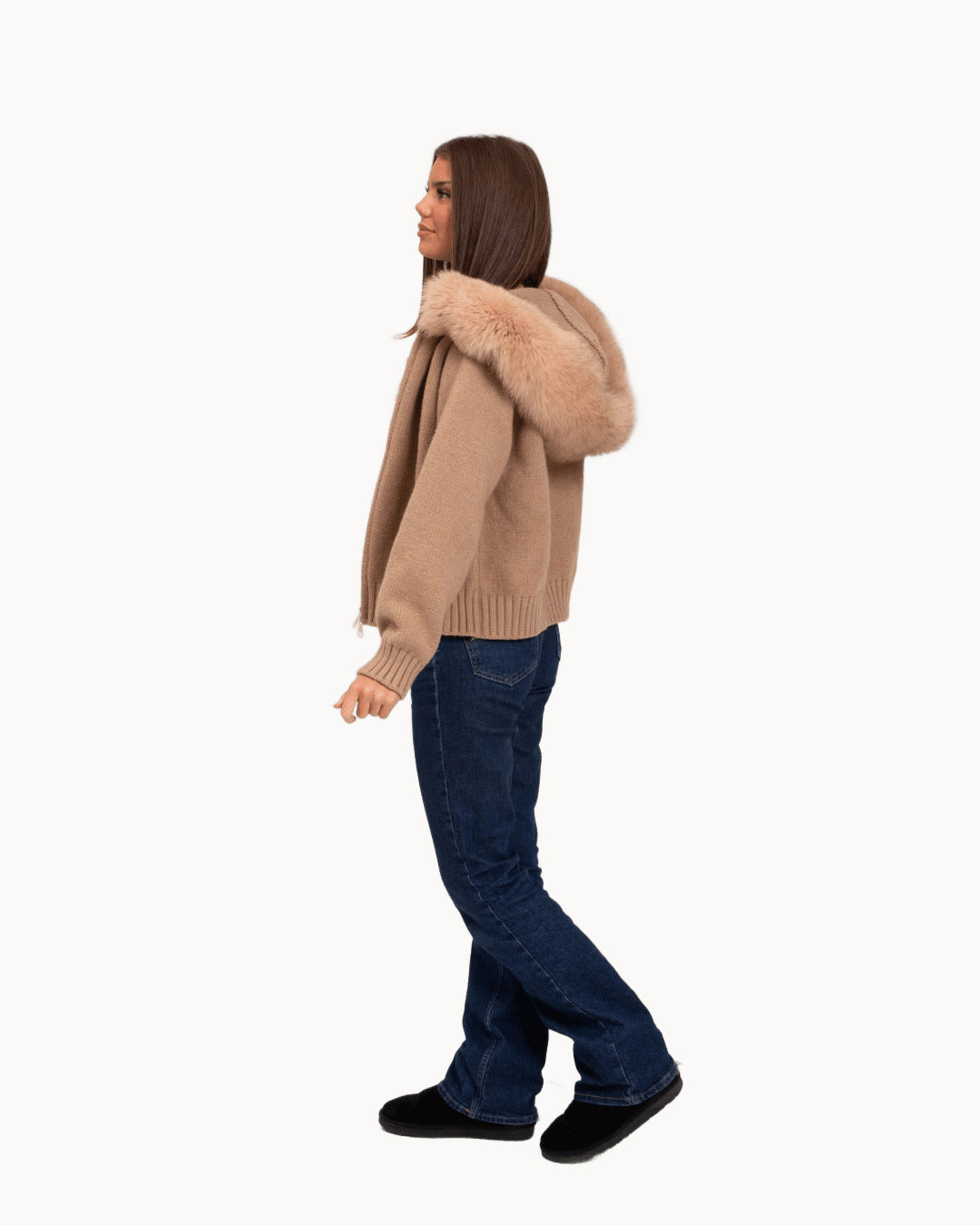 Nisa Fur Cardigan